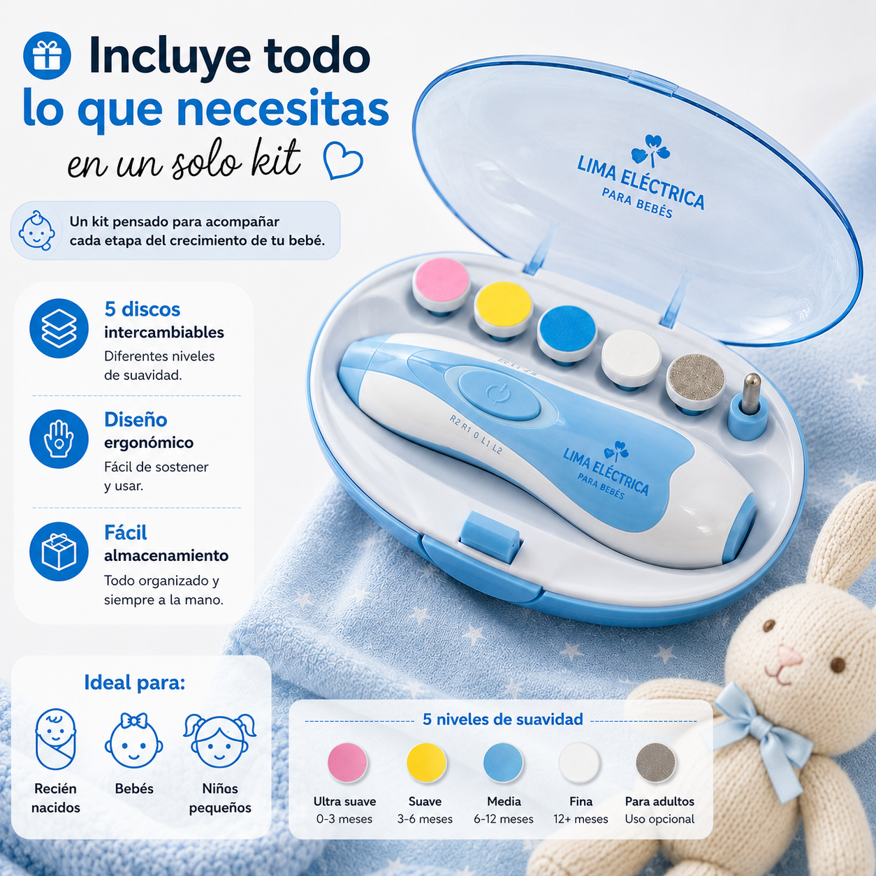 Limador eléctrico de niño