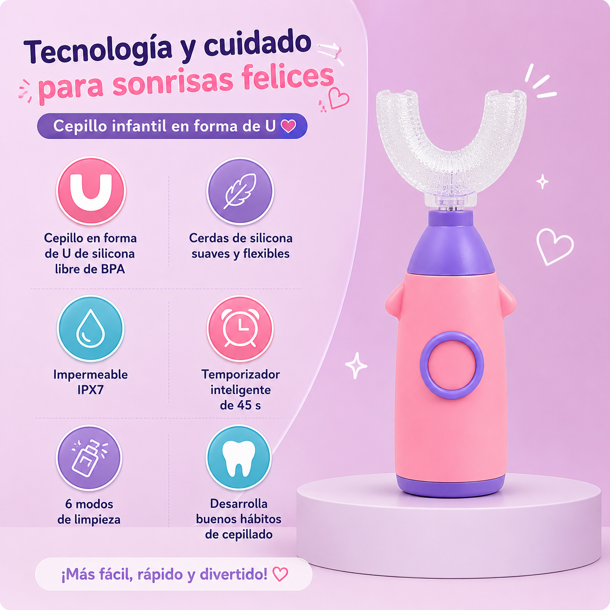 Cepillo 360 para niños