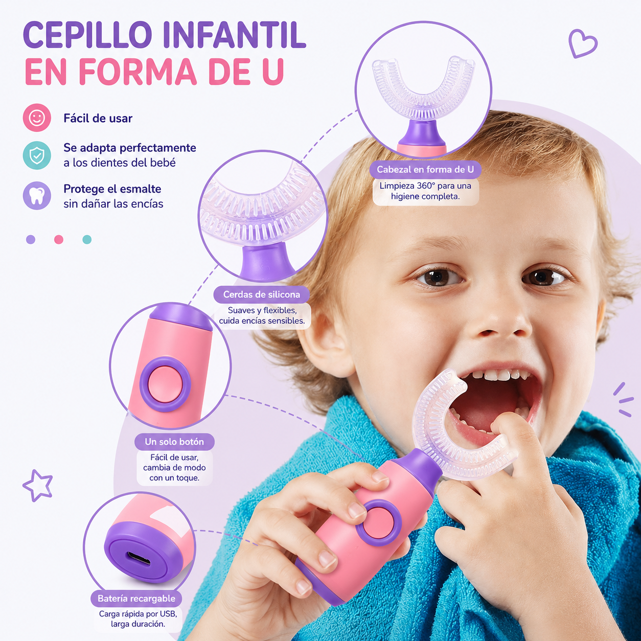 Cepillo 360 para niños
