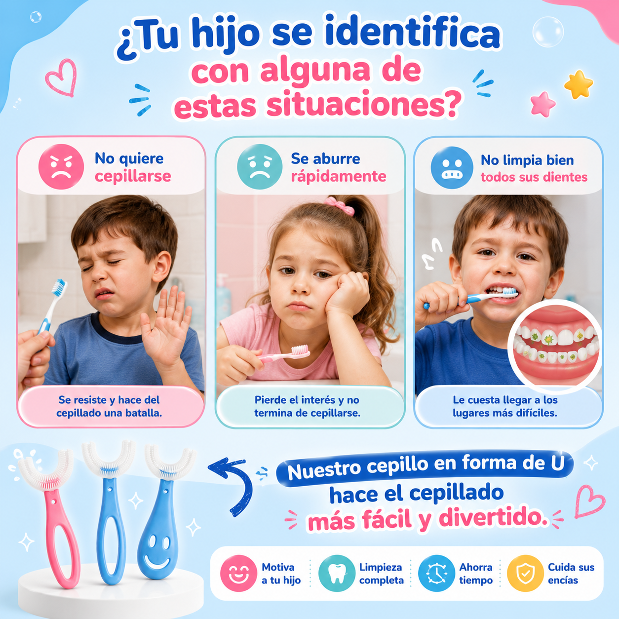 CEPILLO 360° PARA NIÑOS