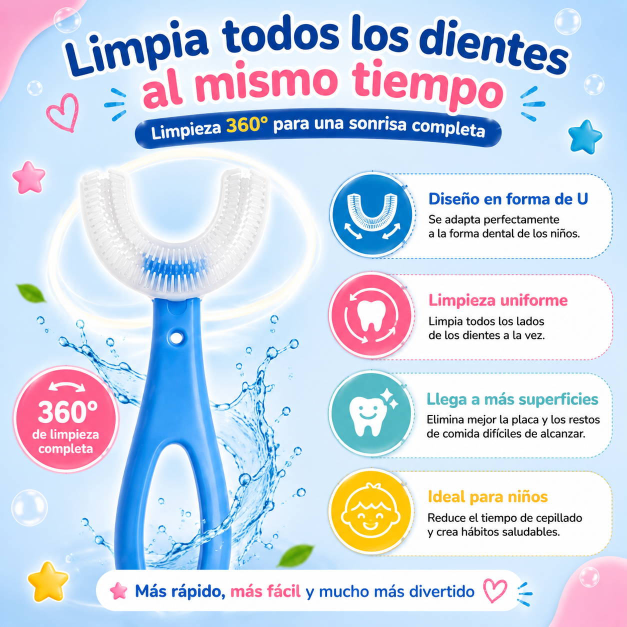 CEPILLO 360° PARA NIÑOS