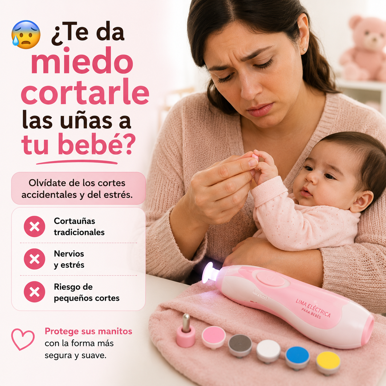 Limador eléctrico de niño