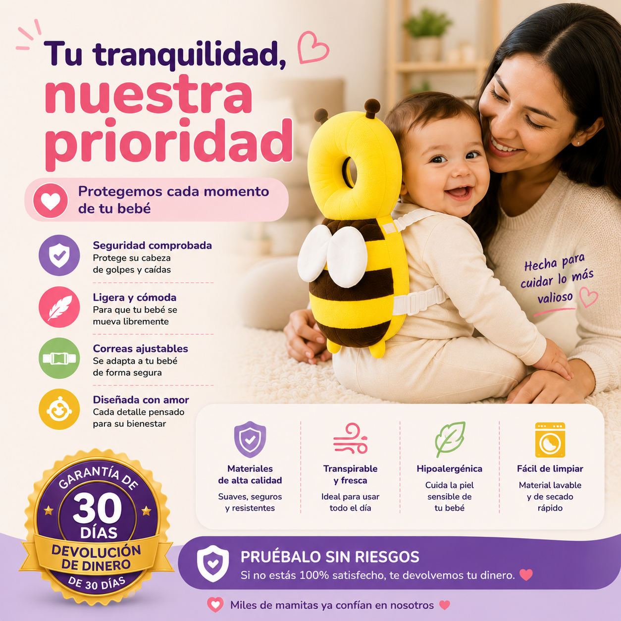 Antigolpes de bebe