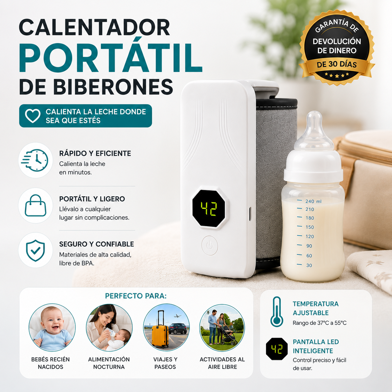 Calentador de biberon