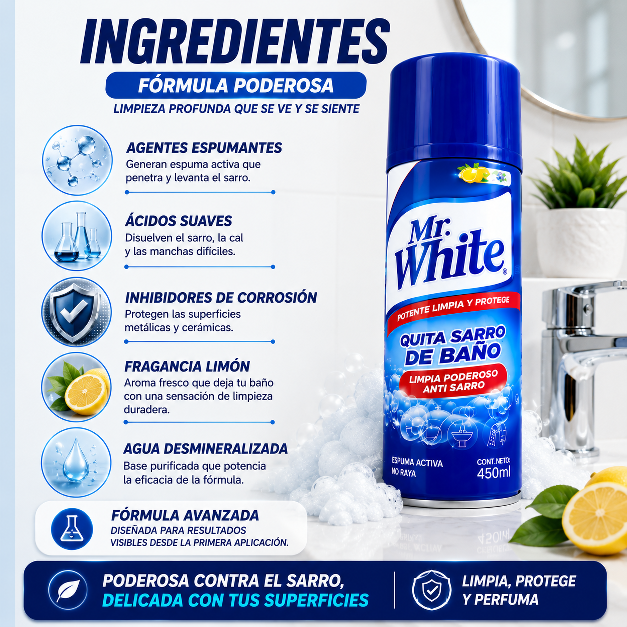 Quita sarro Ms White